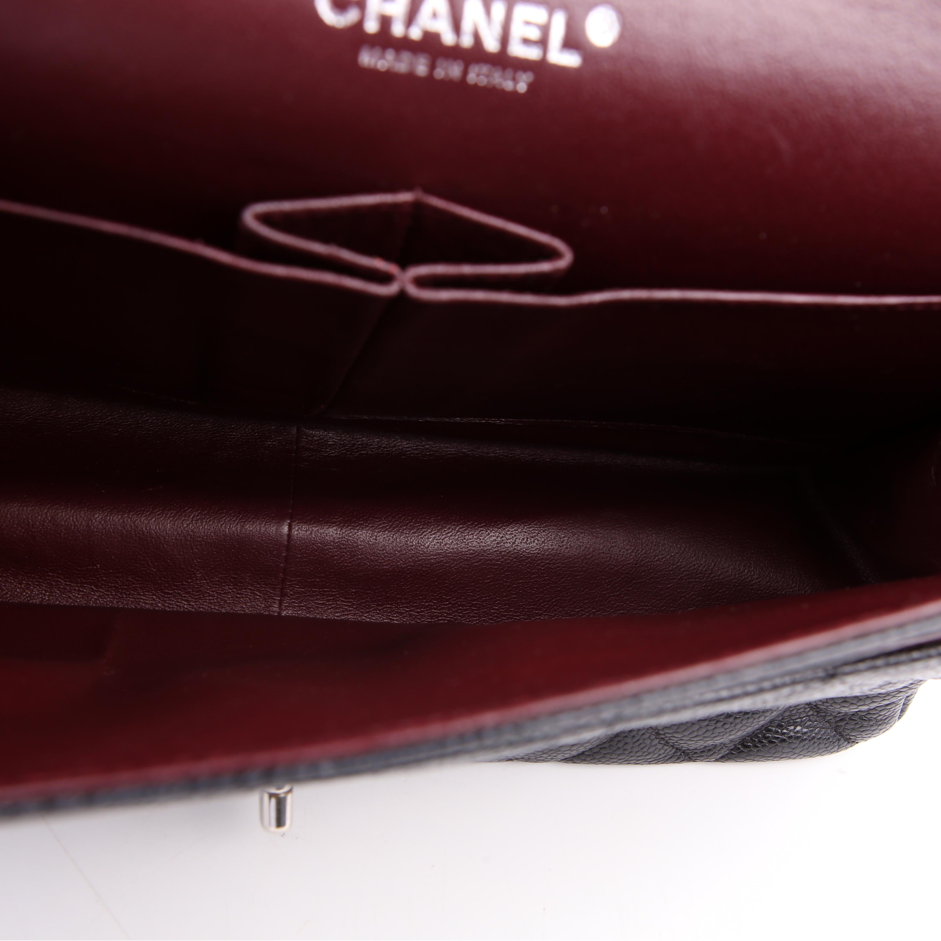 Chanel Classic Flap Jumbo Caviar 25-28M Black