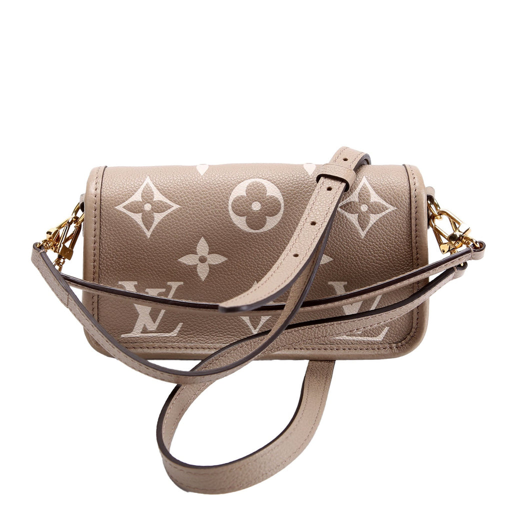 Louis Vuitton Nano Diane Bi-Color Empreinte Turtle Dove