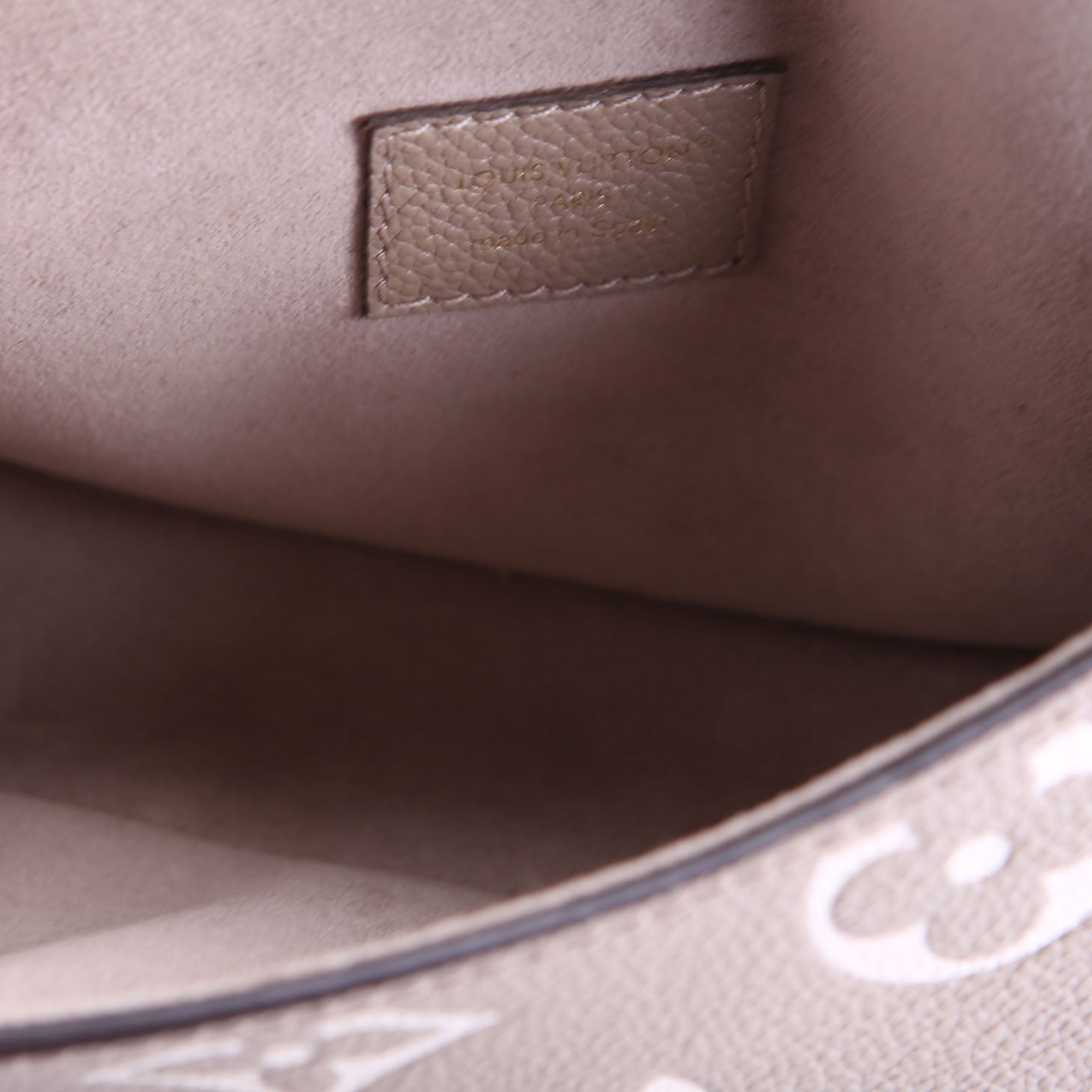 Louis Vuitton Nano Diane Bi-Color Empreinte Turtle Dove