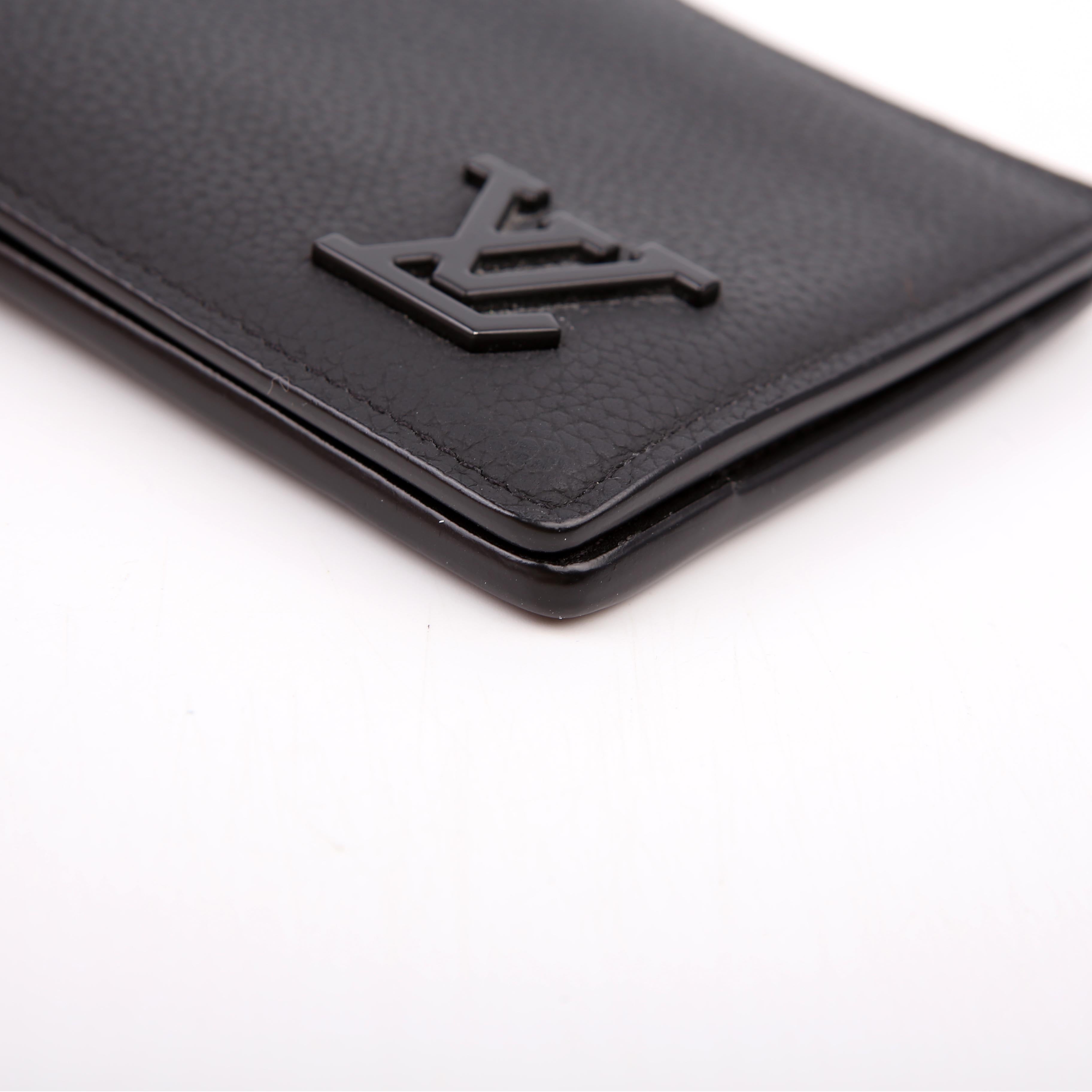 Louis Vuitton Multiple Wallet LV Aerogram Black