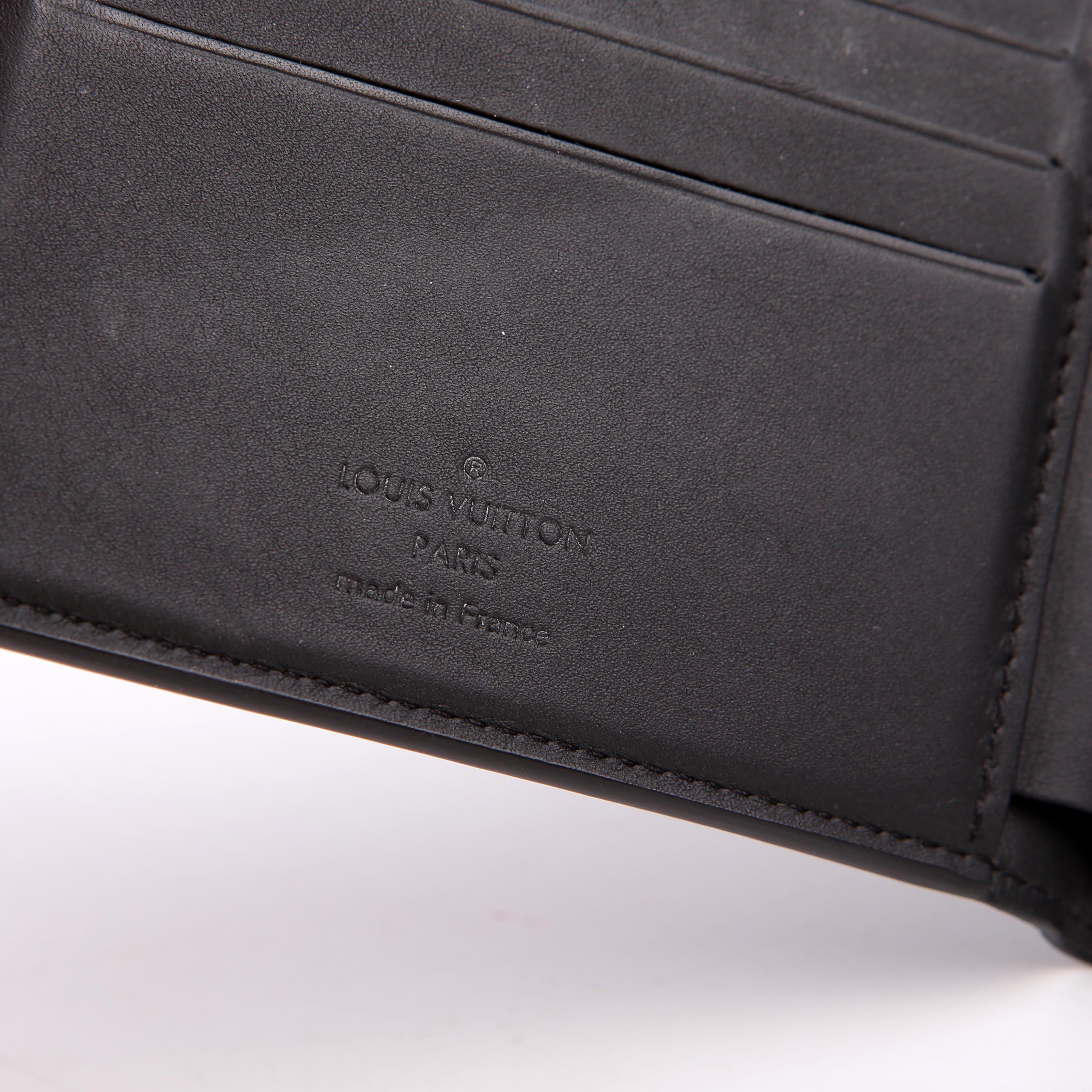 Louis Vuitton Multiple Wallet LV Aerogram Black