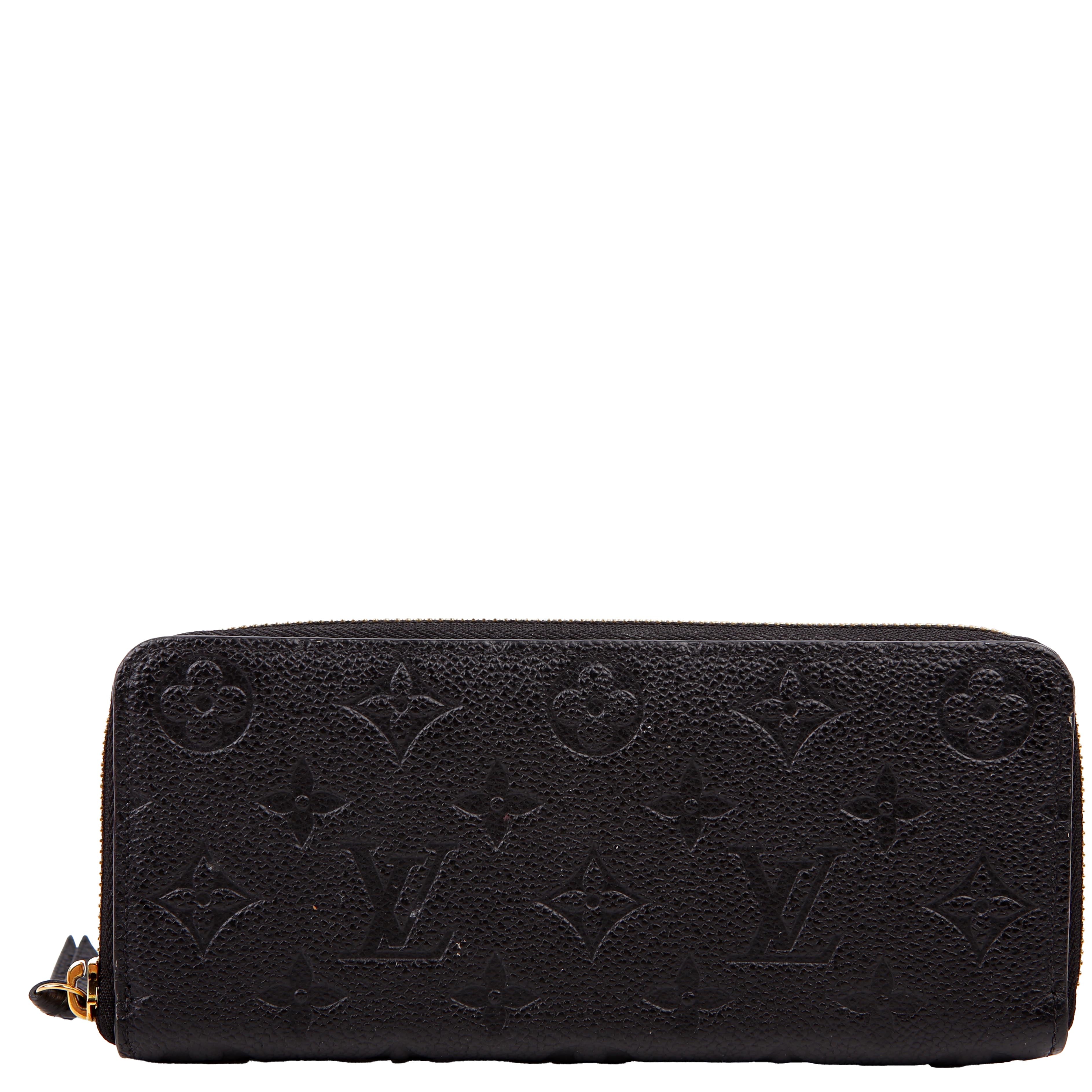 Louis Vuitton Clemence Wallet Empreinte Black