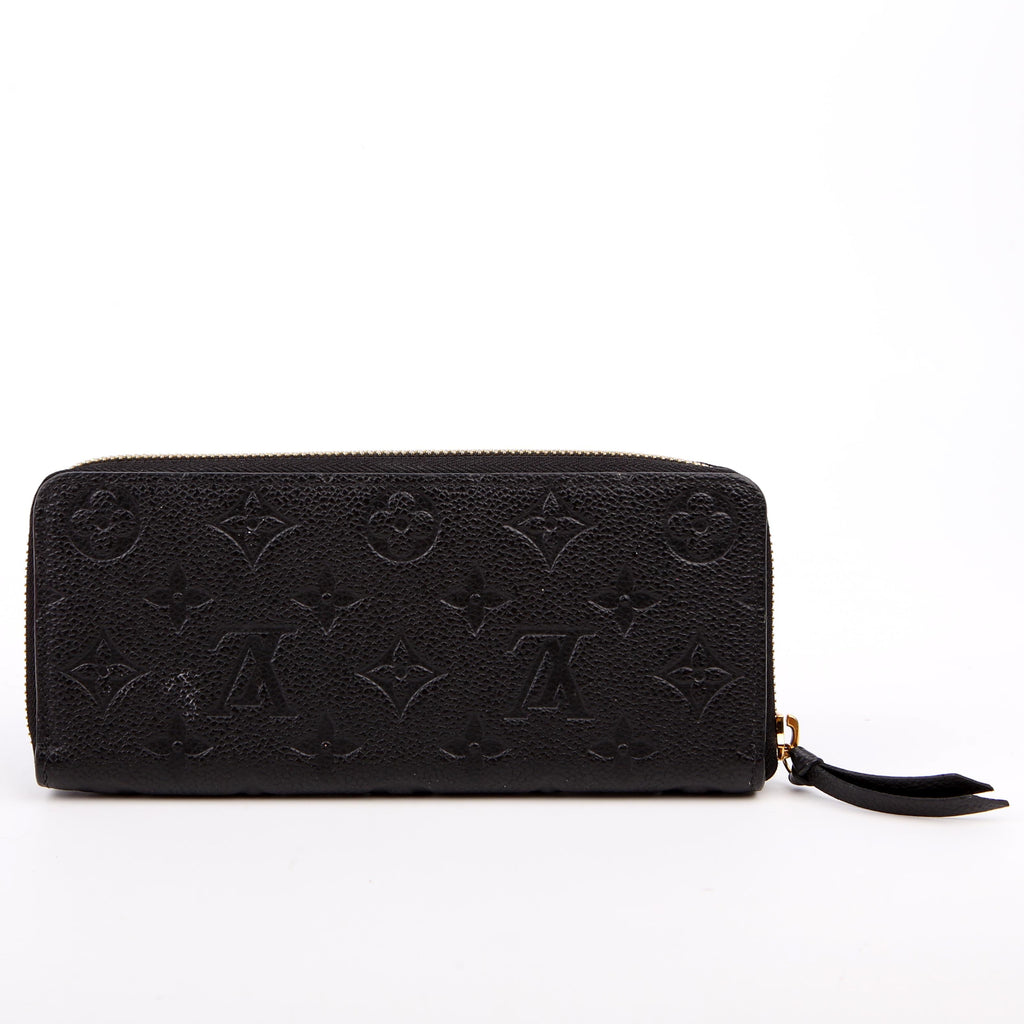 Louis Vuitton Clemence Wallet Empreinte Black