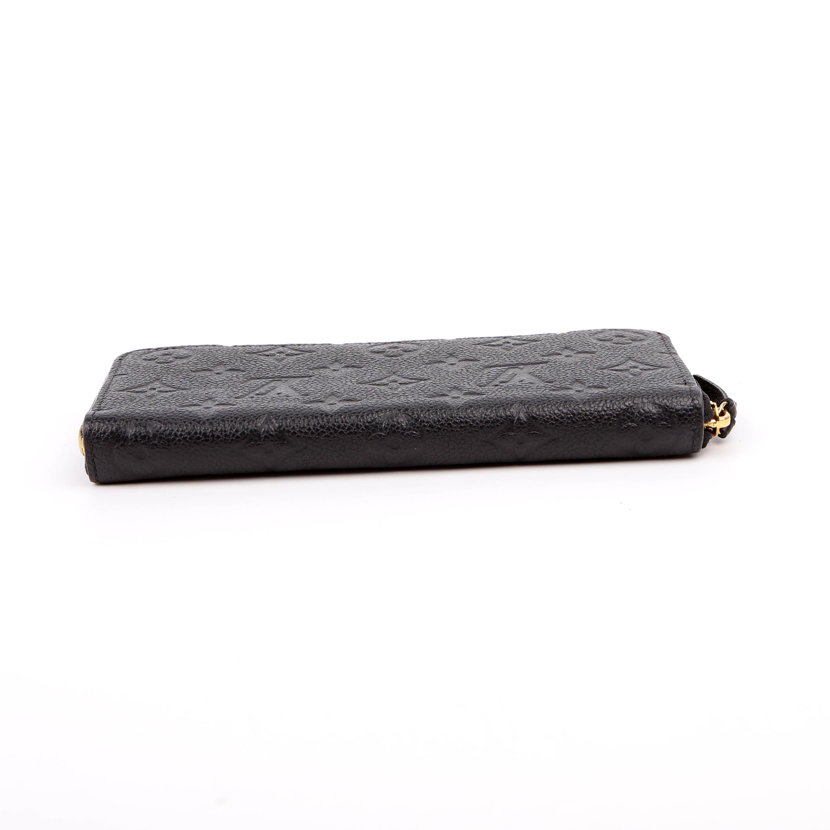 Louis Vuitton Clemence Wallet Empreinte Black