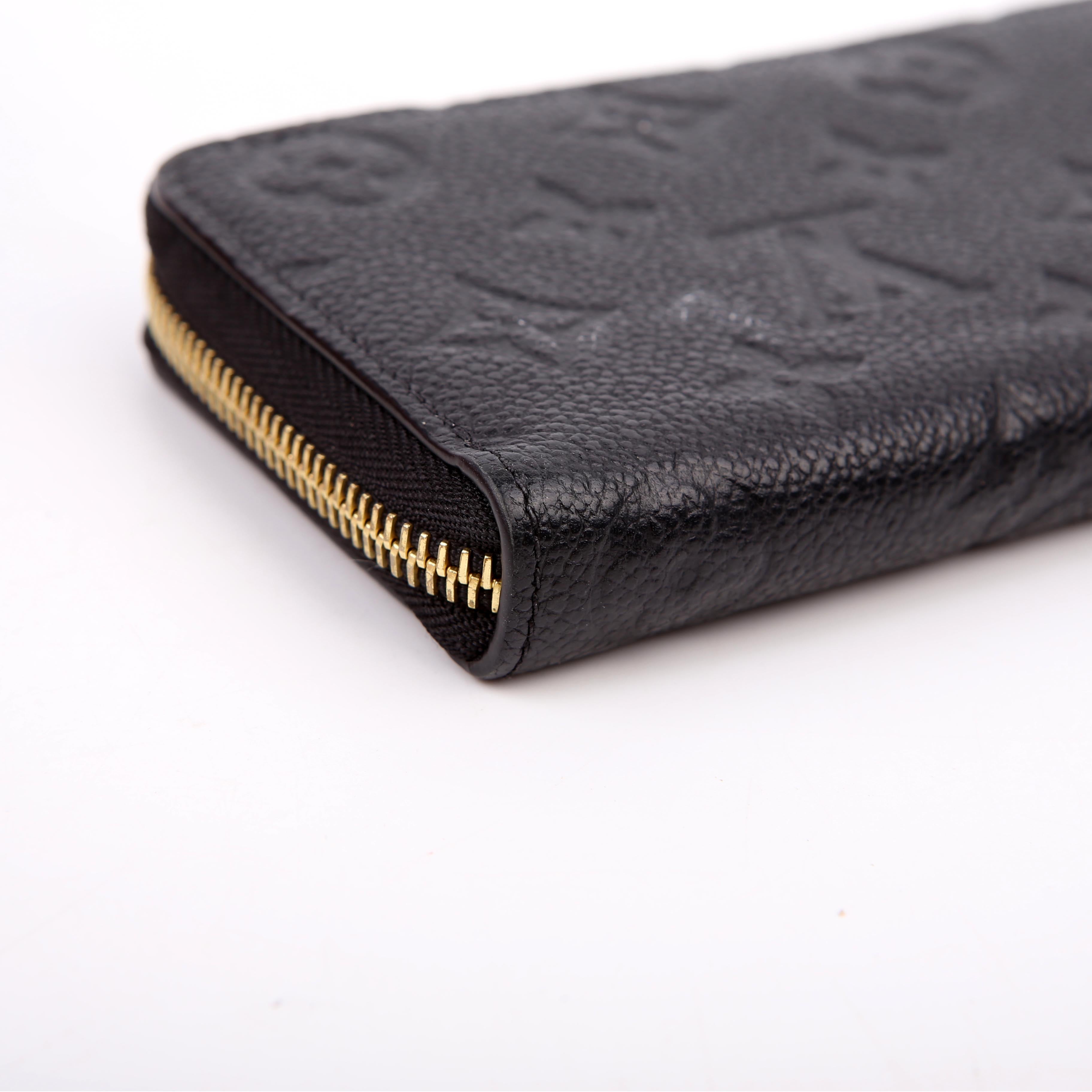 Louis Vuitton Clemence Wallet Empreinte Black