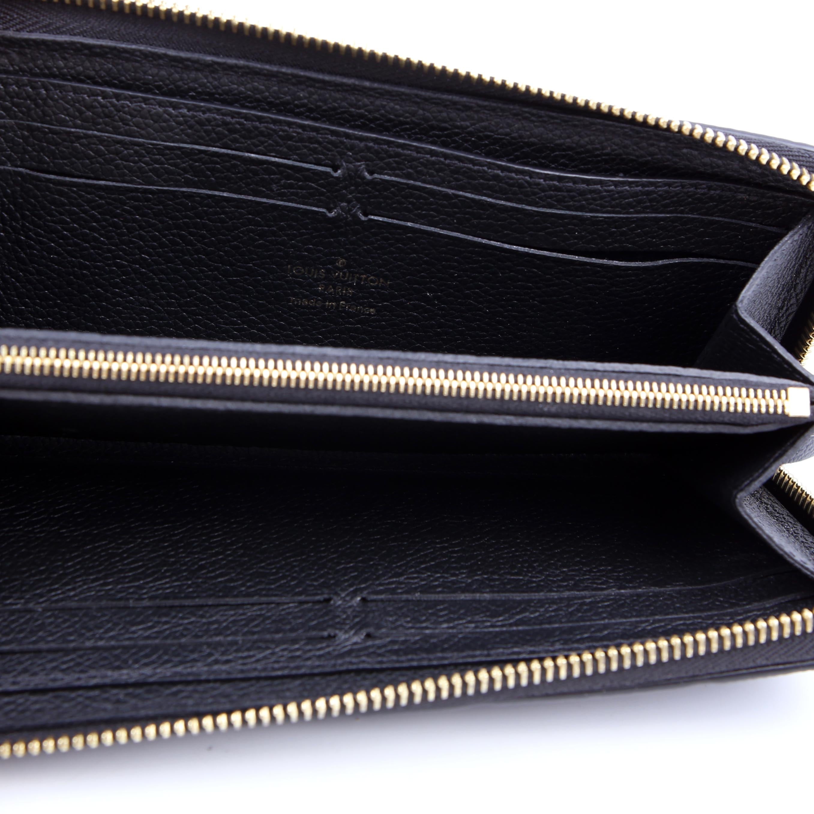 Louis Vuitton Clemence Wallet Empreinte Black