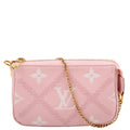 Louis Vuitton Pochette Accessoires Mini Broderies Empreinte Pink