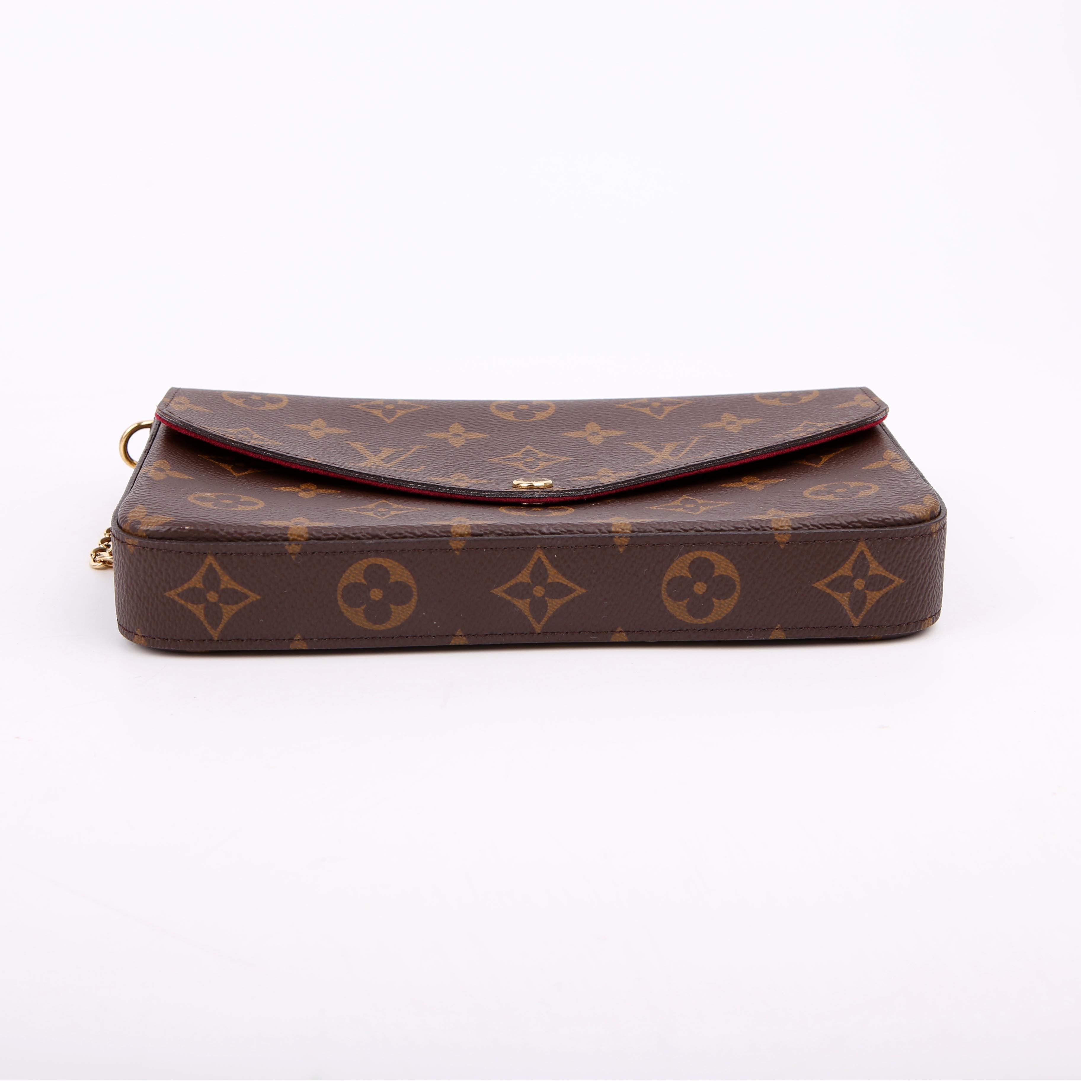 Louis Vuitton Pochete Felicie Monogram Berry