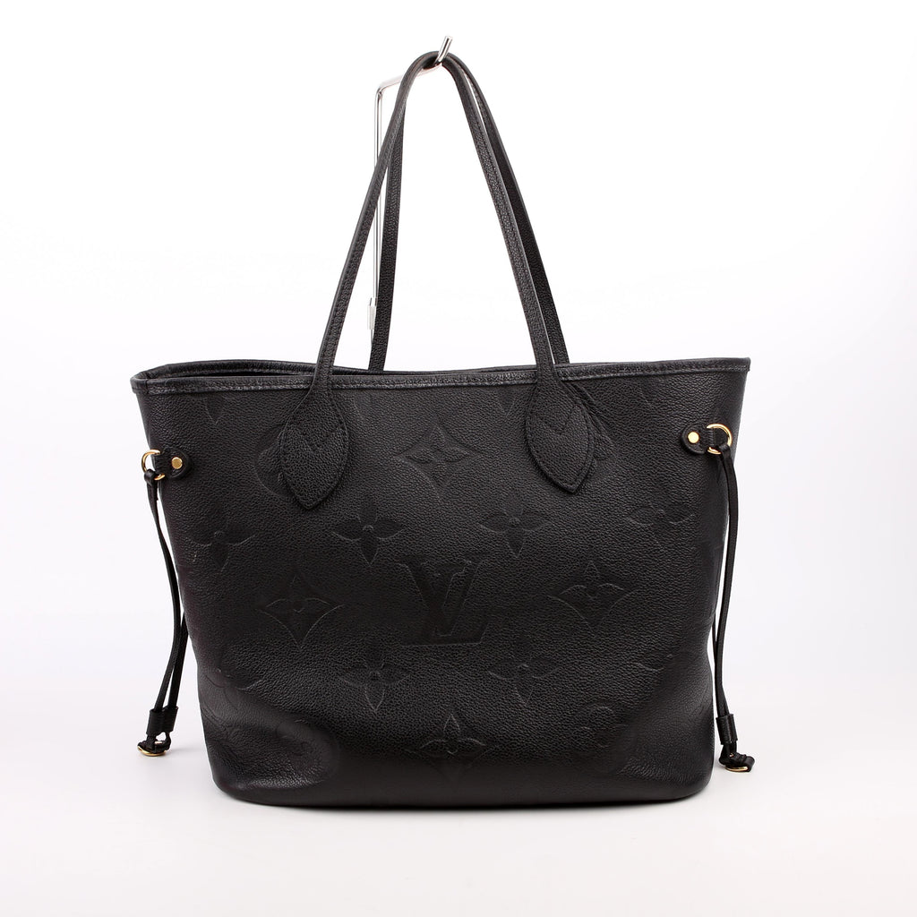 Louis Vuitton Neverfull With Wallet MM Empreinte Black