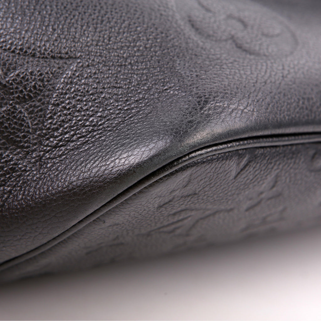 Louis Vuitton Neverfull With Wallet MM Empreinte Black