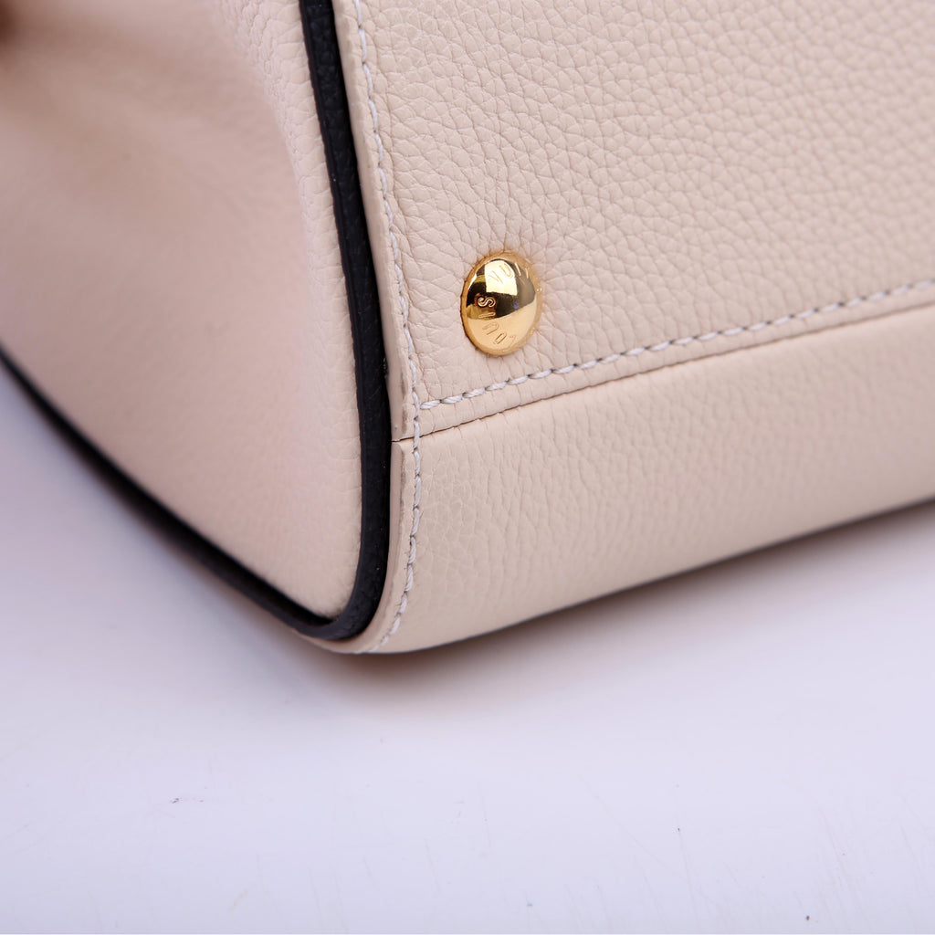 Louis Vuitton Double V Leather Cream
