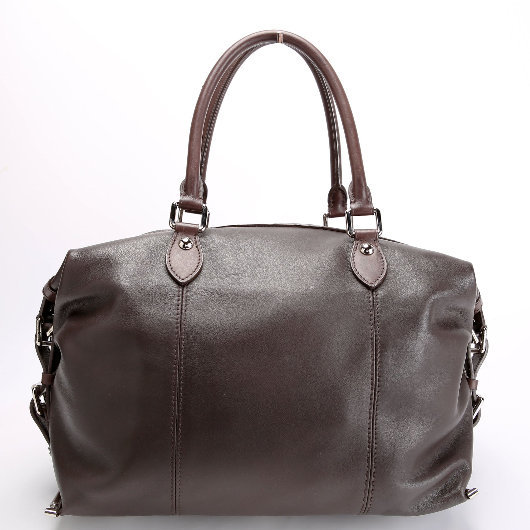 Louis Vuitton Sac Louis Boston Bag Calfskin Brown