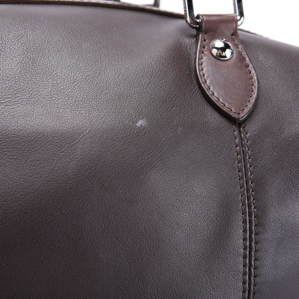 Louis Vuitton Sac Louis Boston Bag Calfskin Brown