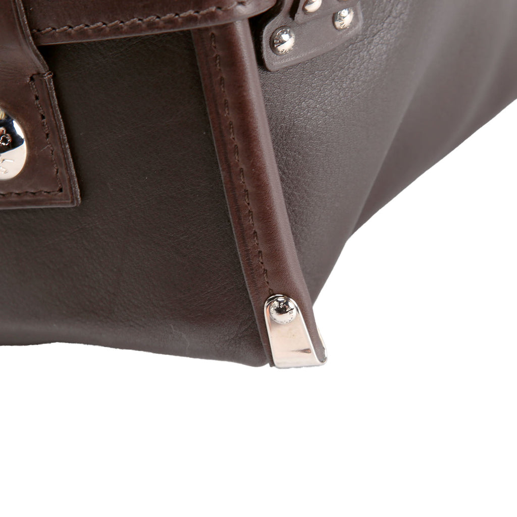 Louis Vuitton Sac Louis Boston Bag Calfskin Brown