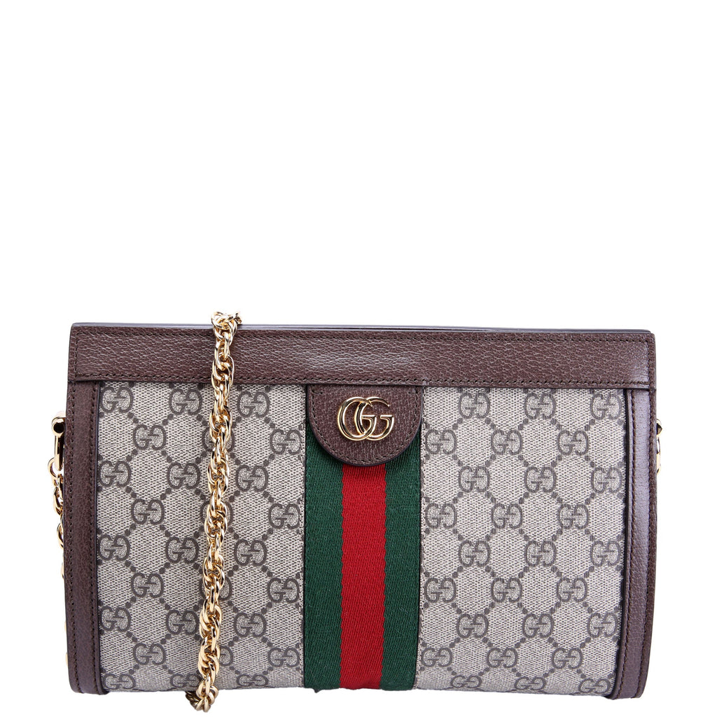 Gucci 503877 GG Supreme Ophidia Small Chain Brown