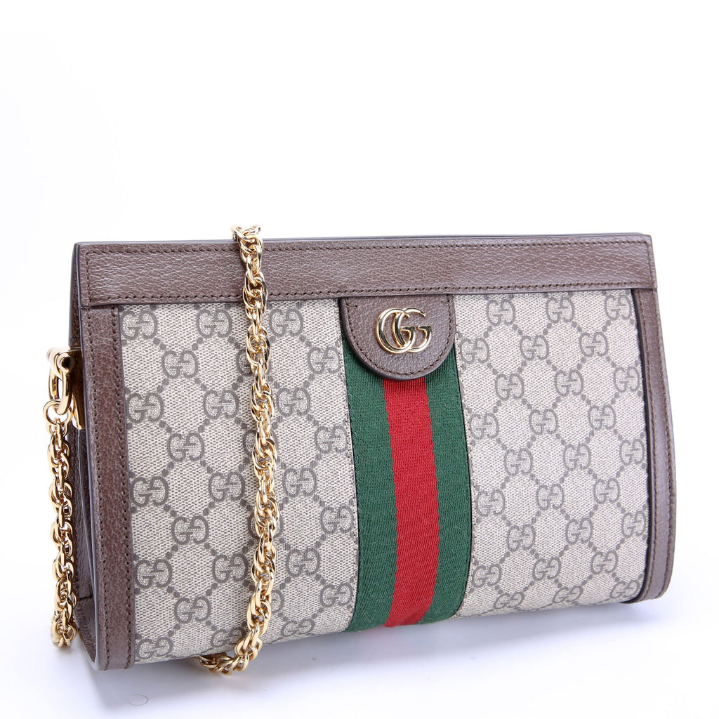 Gucci 503877 GG Supreme Ophidia Small Chain Brown