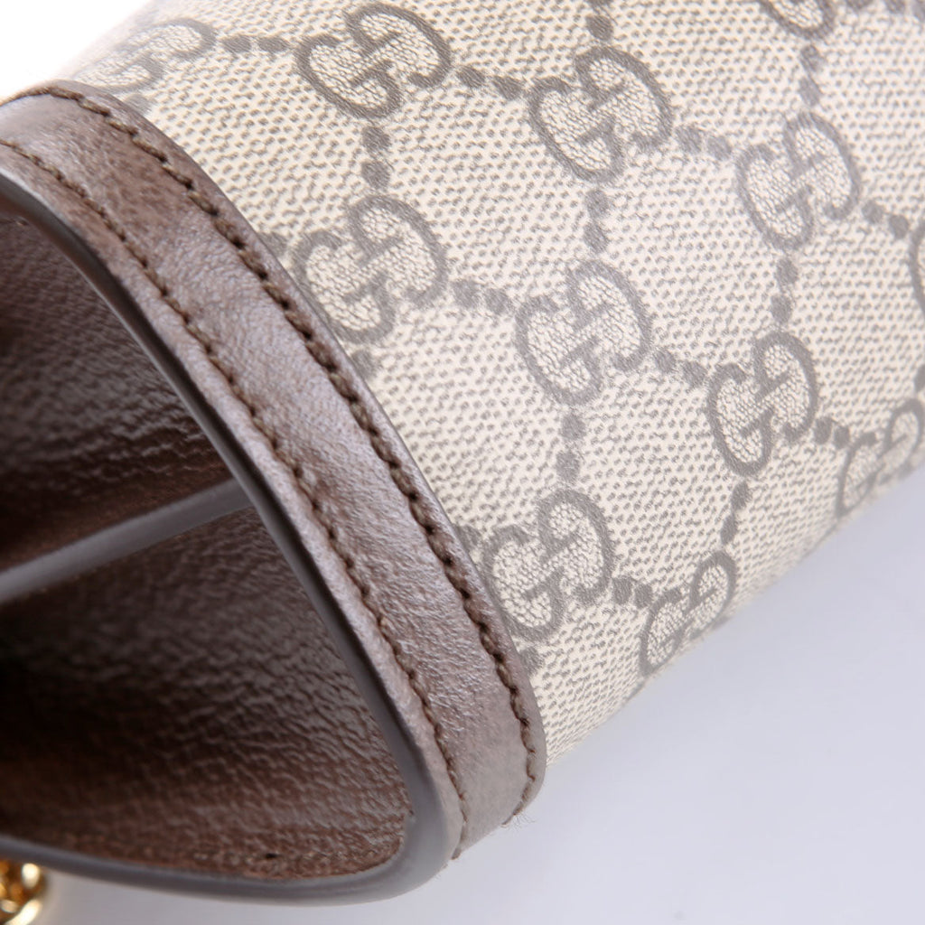 Gucci 503877 GG Supreme Ophidia Small Chain Brown