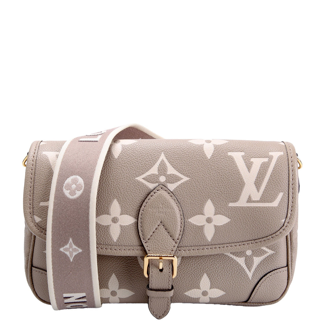 Louis Vuitton Diane Bicolor Empreinte Turtledove