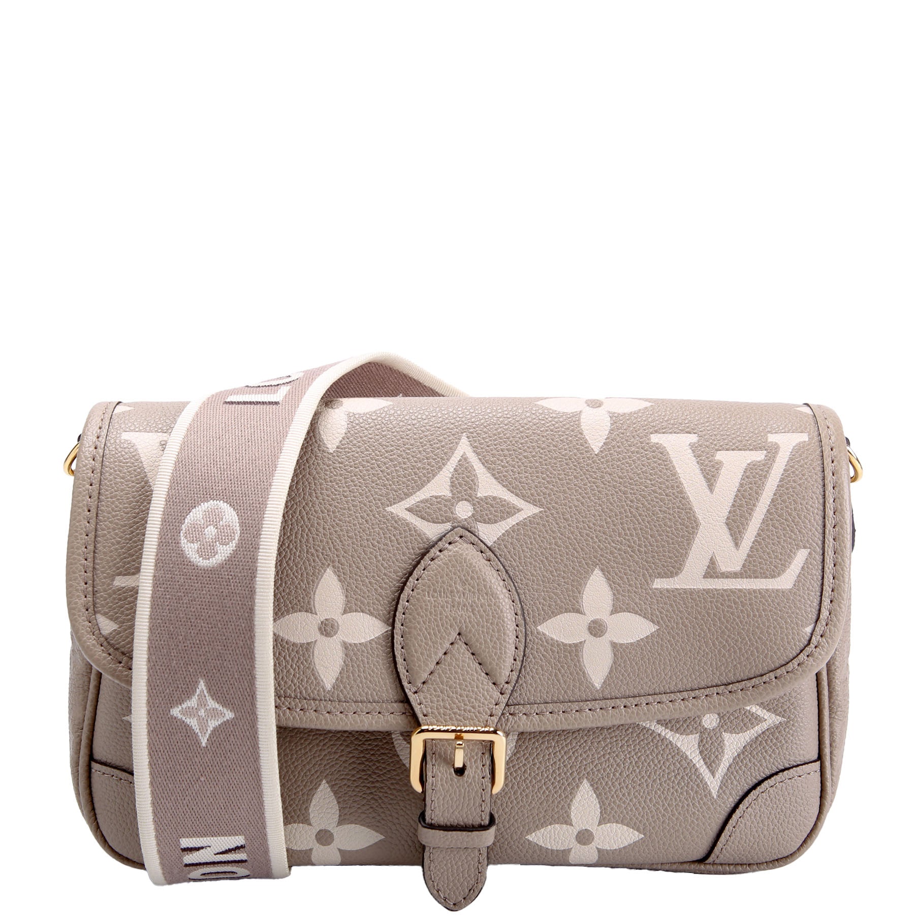 Louis Vuitton Diane Bicolor Empreinte Turtledove