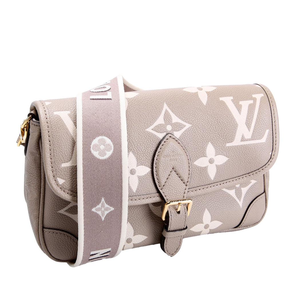 Louis Vuitton Diane Bicolor Empreinte Turtledove
