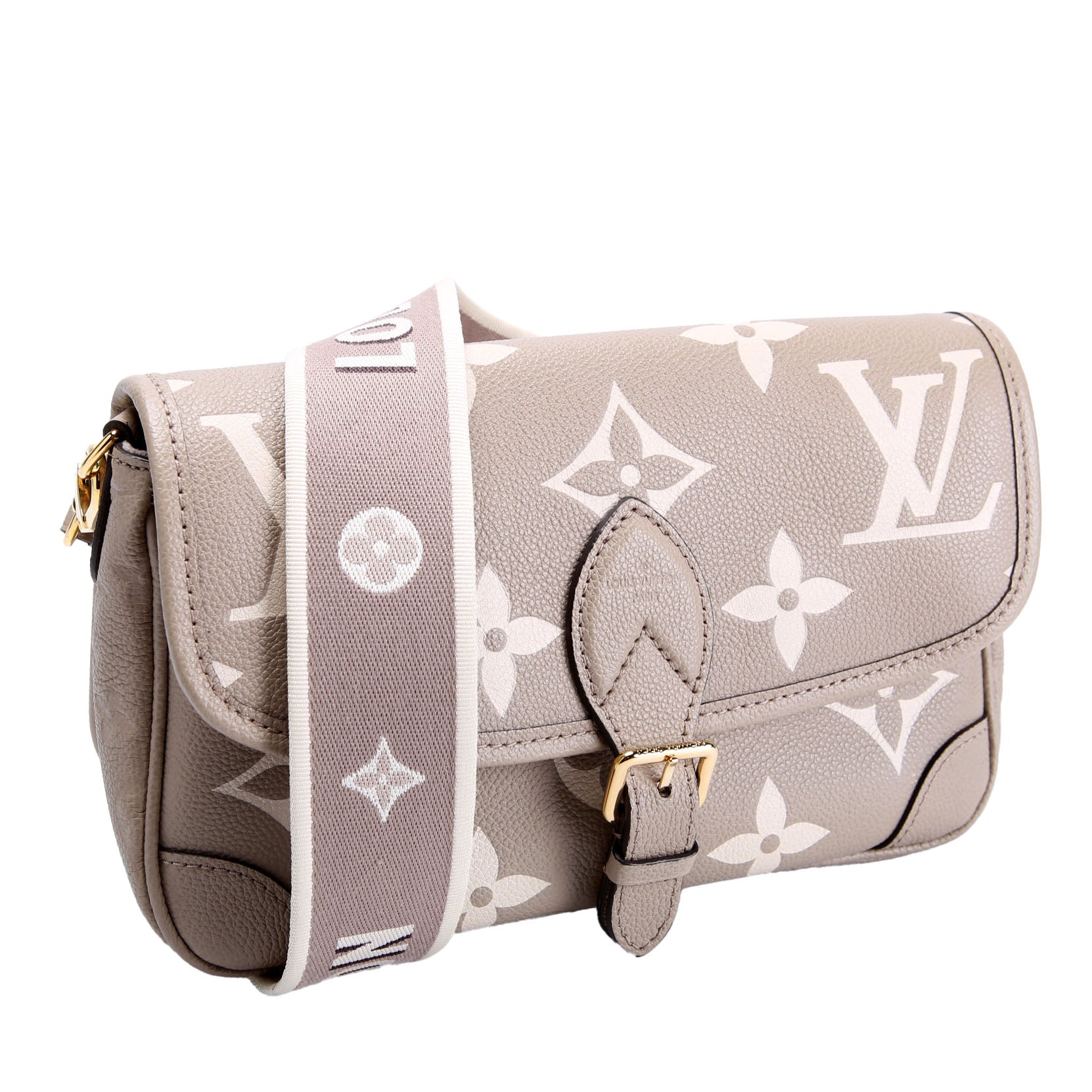 Louis Vuitton Diane Bicolor Empreinte Turtledove