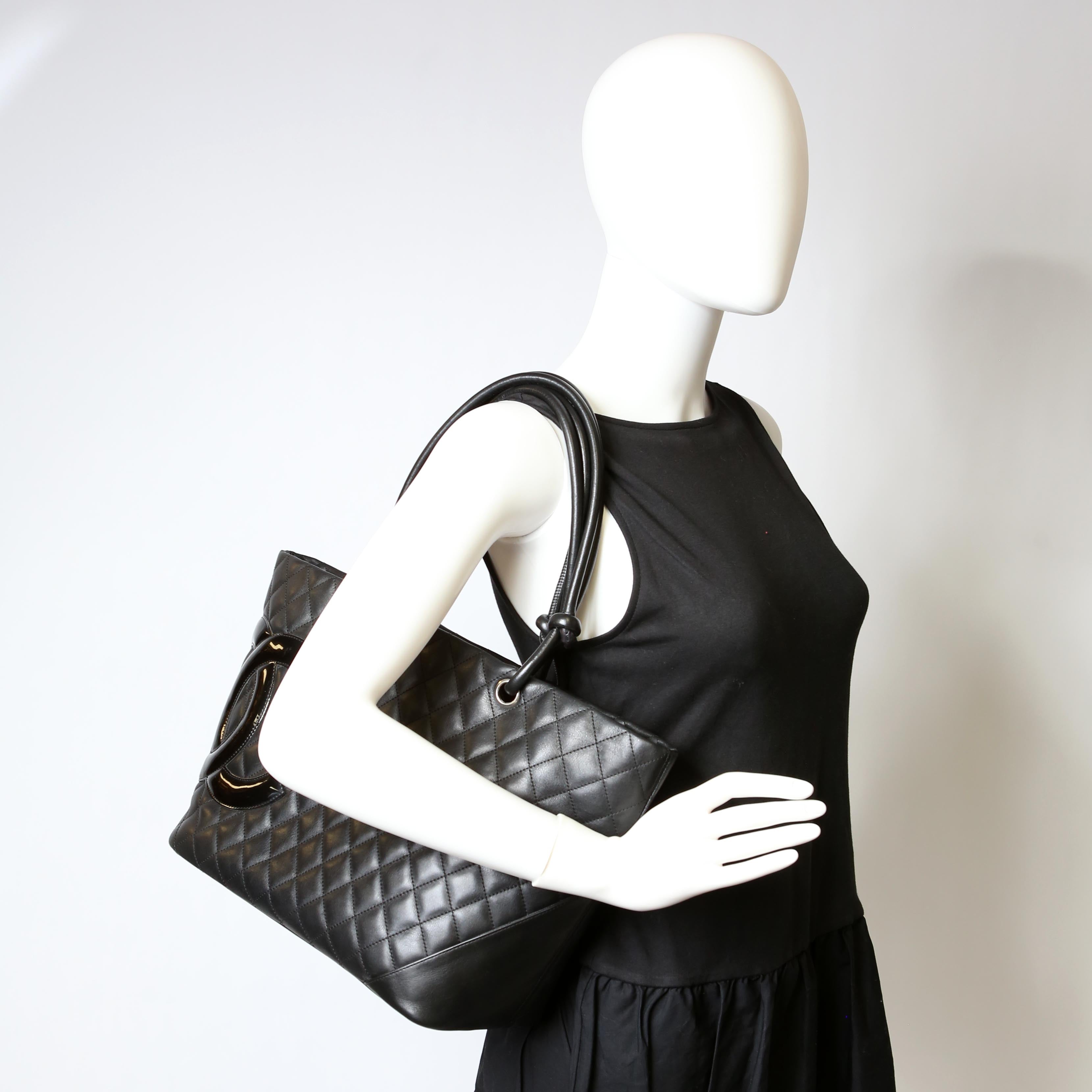 Chanel Cambon Ligne Large Tote Black