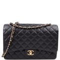 Chanel Classic Flap Maxi Caviar 17-20M Black