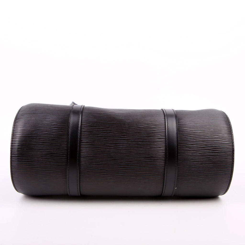 Louis Vuitton Soufflot With Pouch Epi Black