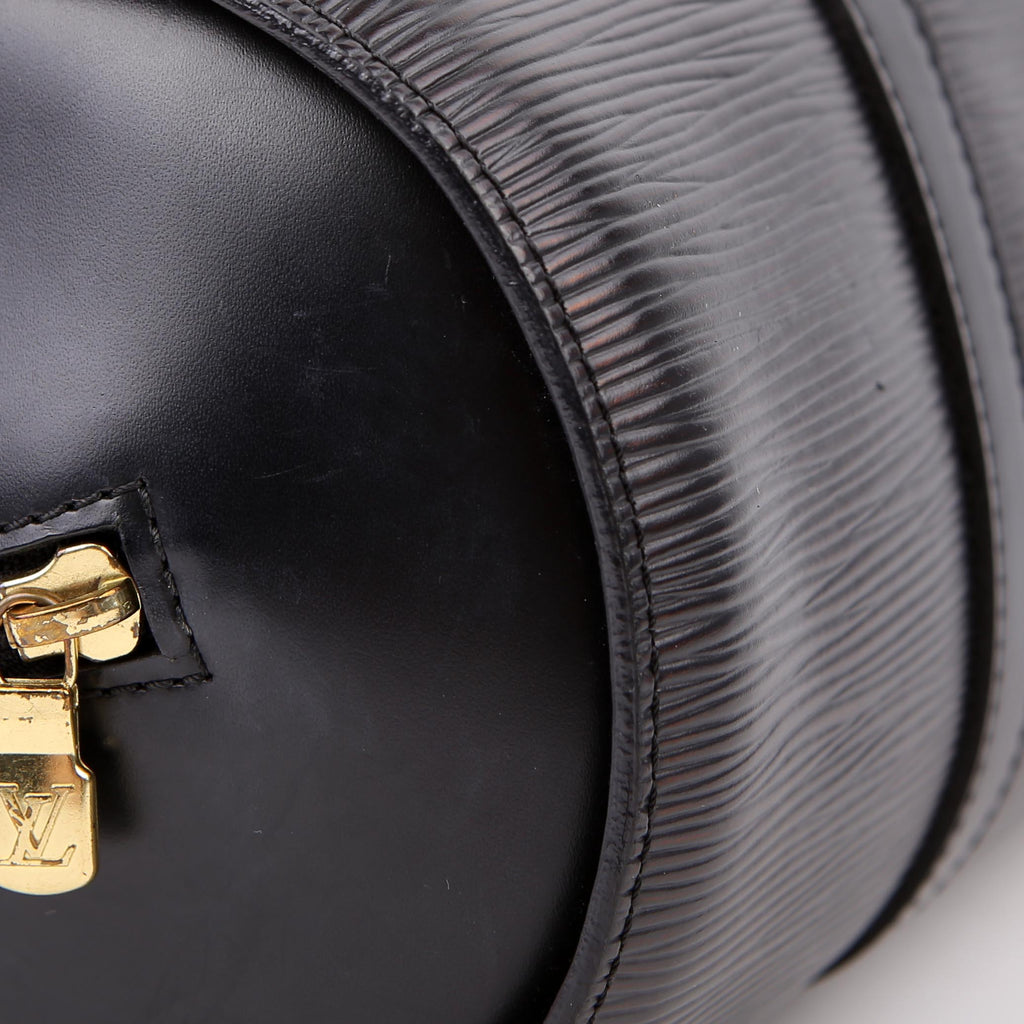 Louis Vuitton Soufflot With Pouch Epi Black