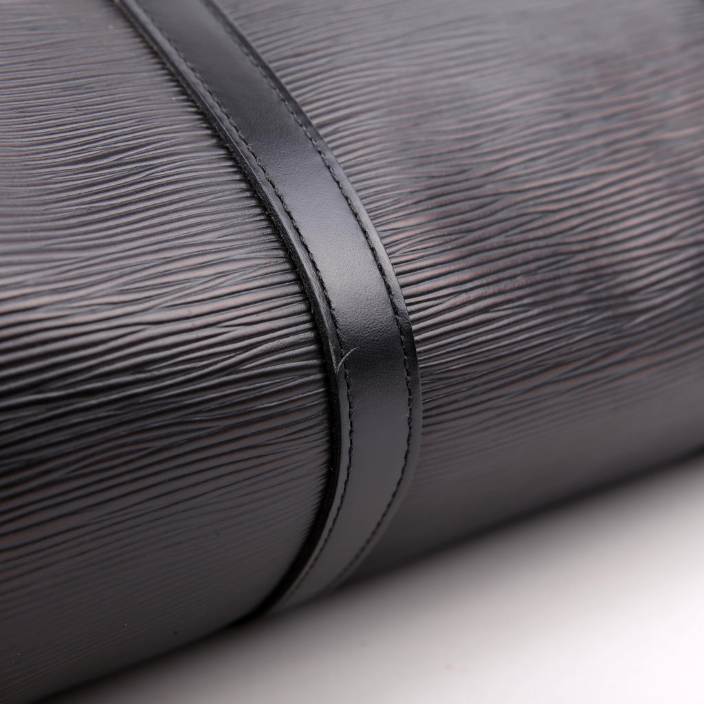 Louis Vuitton Soufflot With Pouch Epi Black