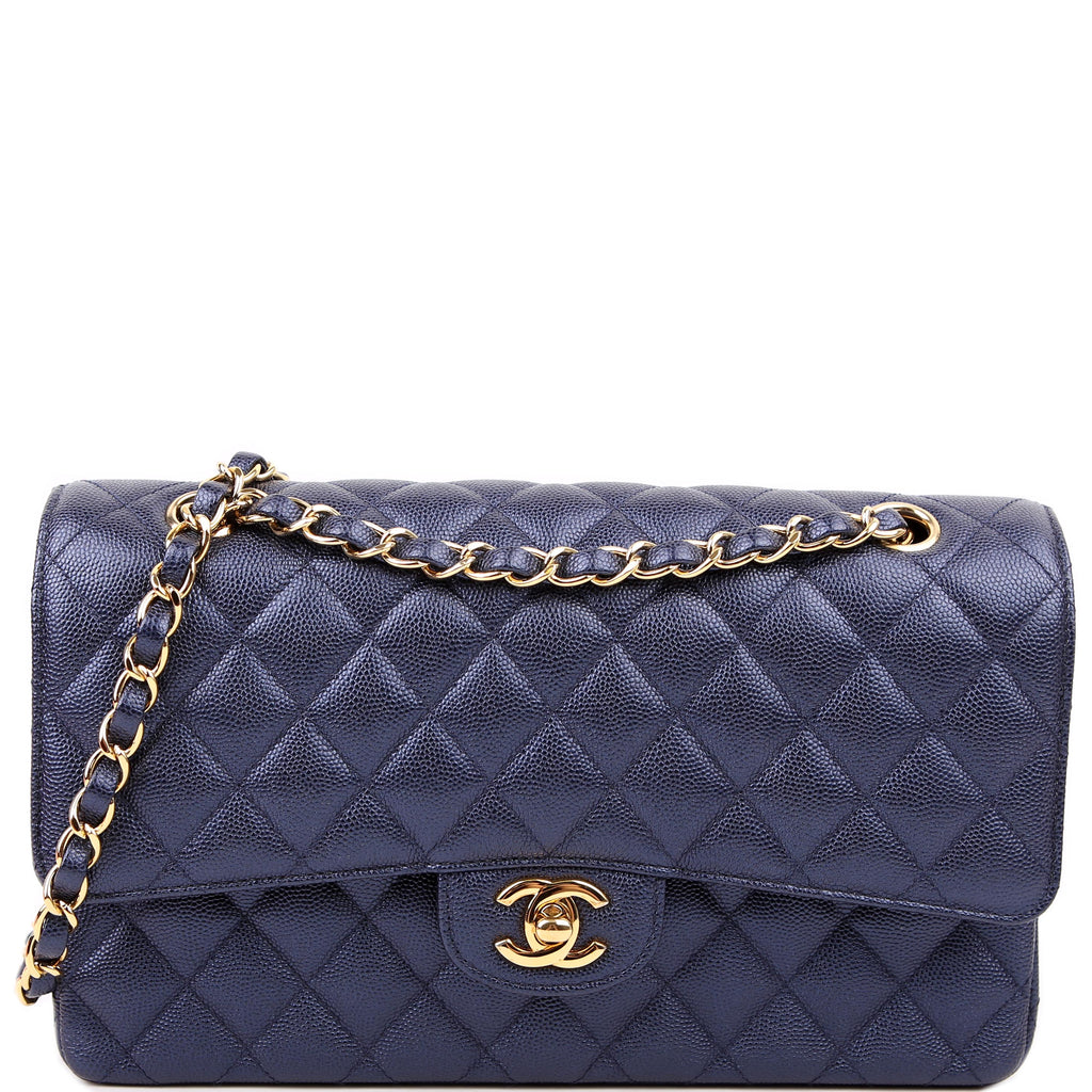 Chanel Classic Flap Medium Caviar 29-31M Navy