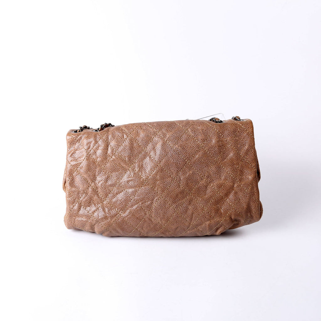 Chanel Elastic Flap Medium Caviar 16M Brown