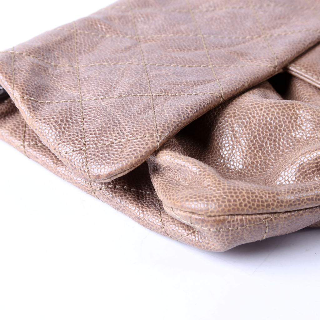 Chanel Elastic Flap Medium Caviar 16M Brown
