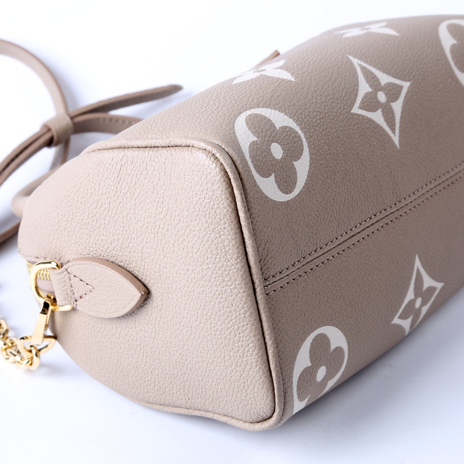 Louis Vuitton Speedy 20 Bandouliere Bicolor Empreinte Turtledove