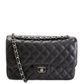 Chanel Classic Flap Jumbo Caviar 23M Black