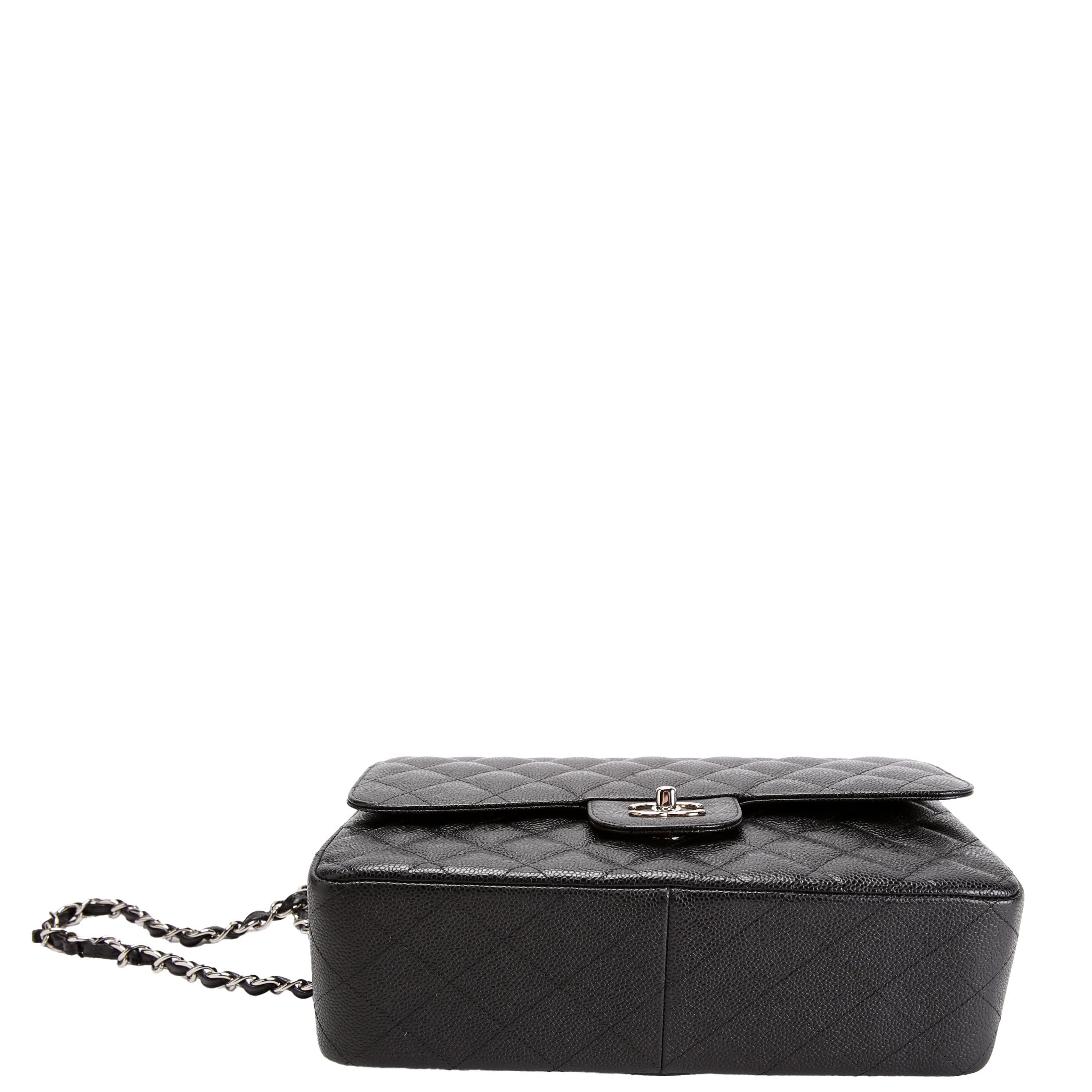 Chanel Classic Flap Jumbo Caviar 23M Black