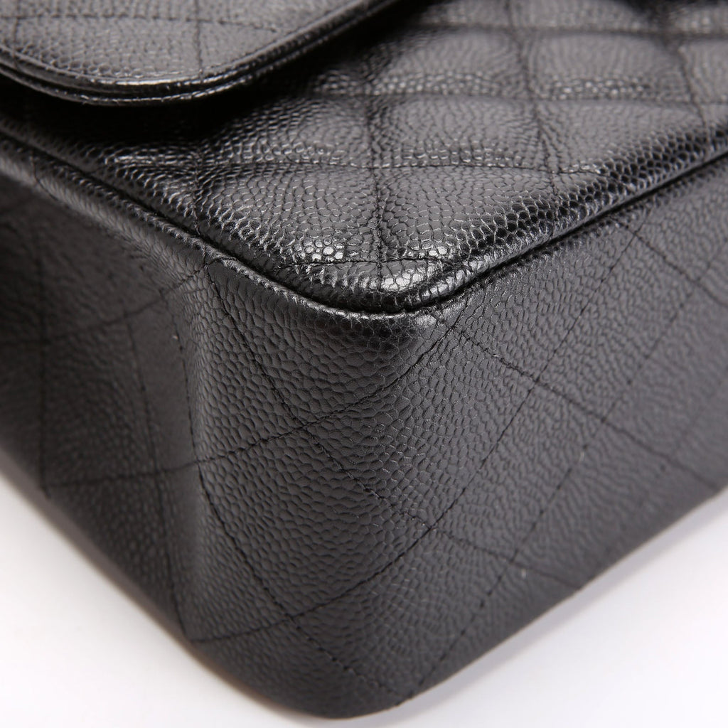 Chanel Classic Flap Jumbo Caviar 23M Black