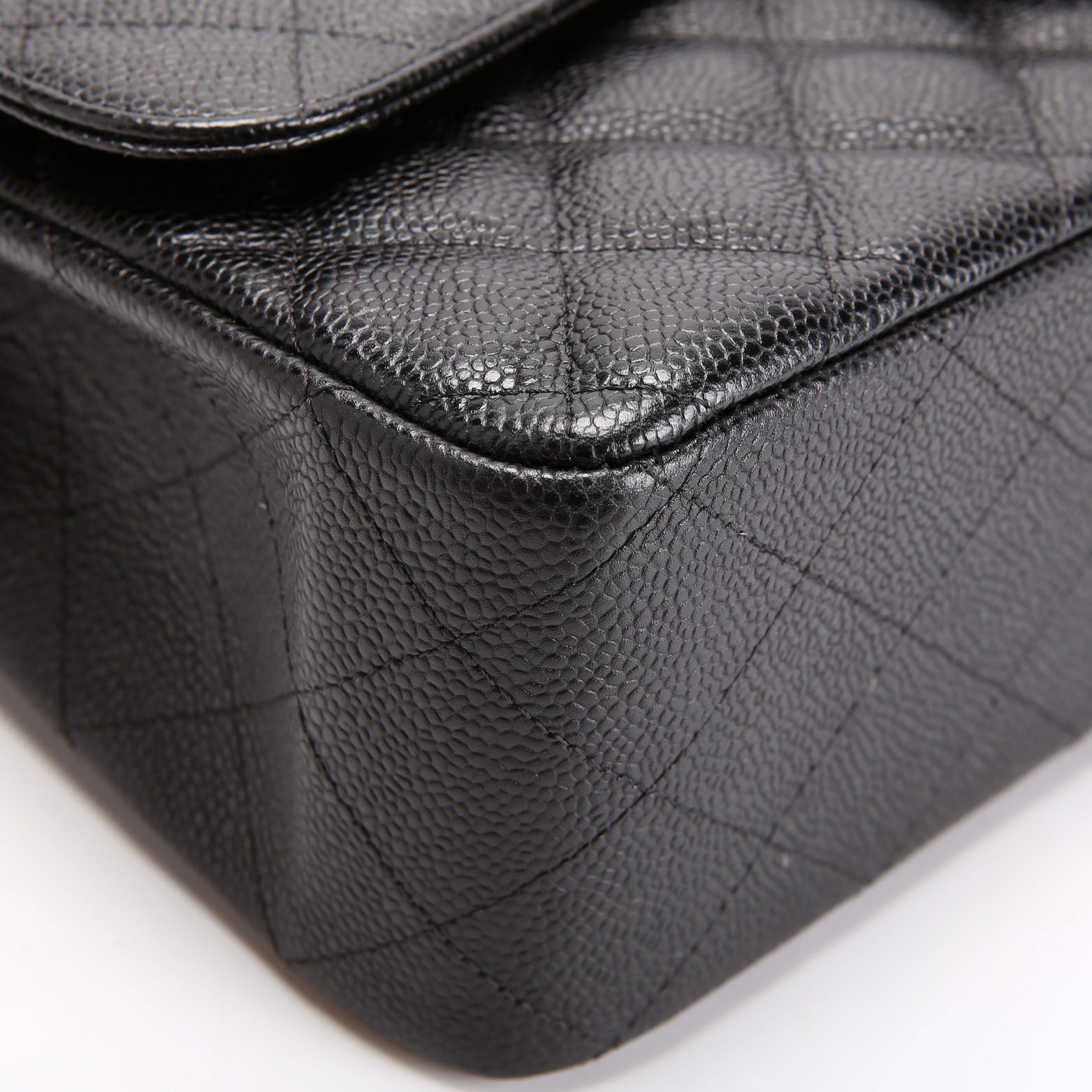 Chanel Classic Flap Jumbo Caviar 23M Black