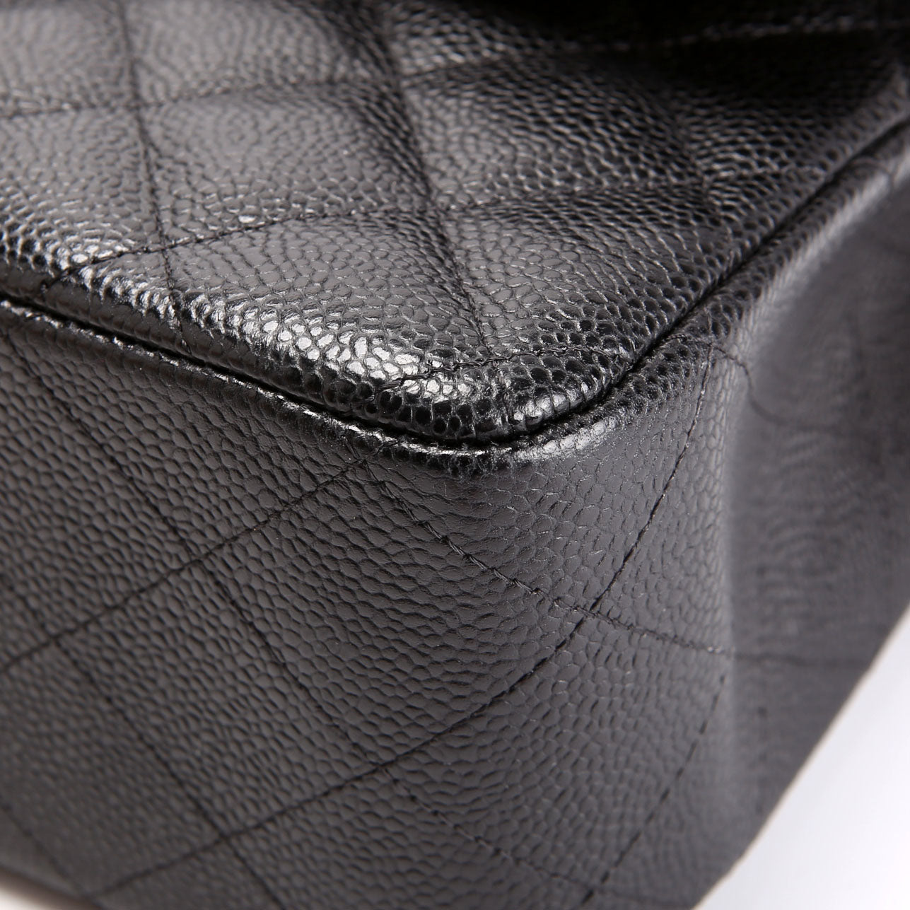 Chanel Classic Flap Jumbo Caviar 23M Black