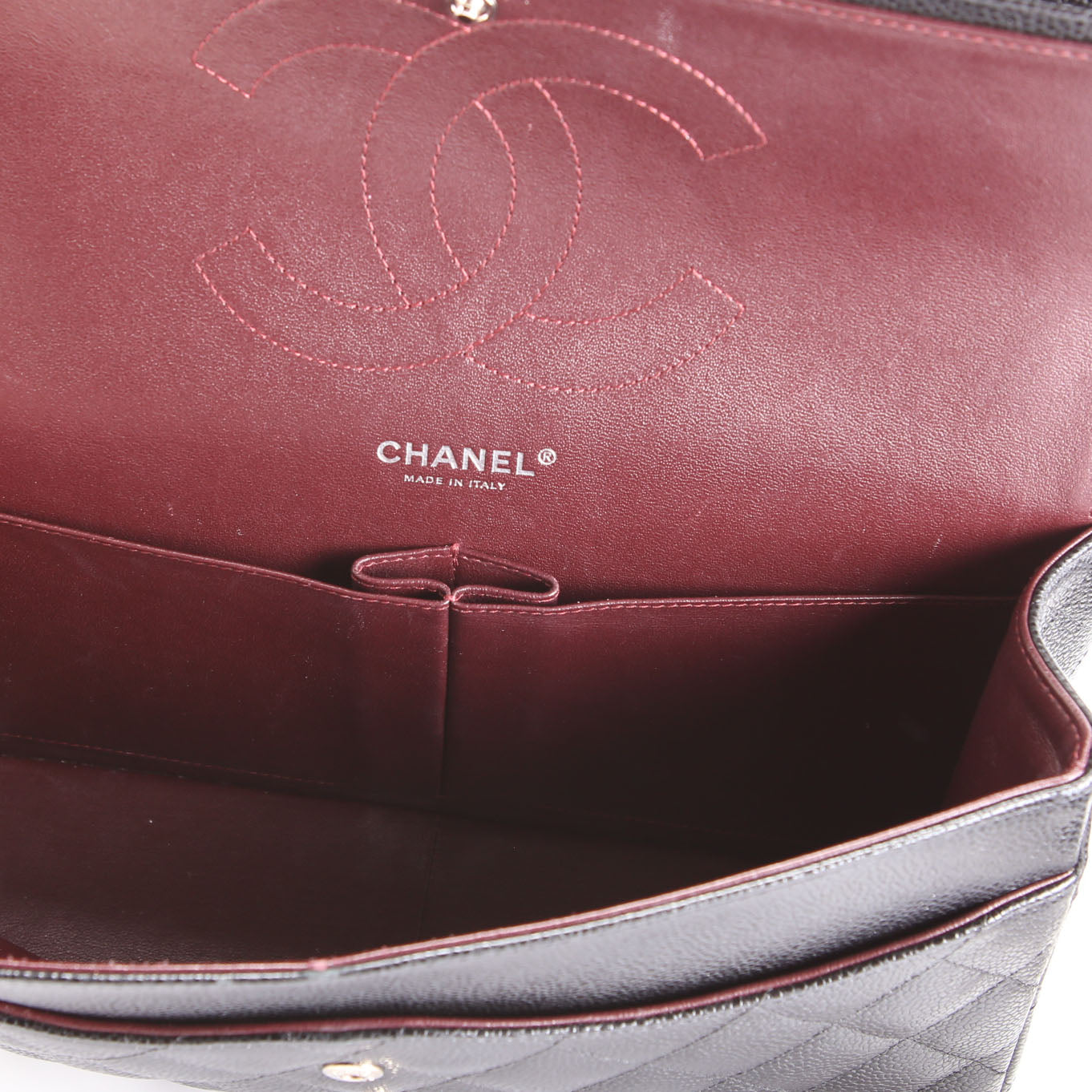 Chanel Classic Flap Jumbo Caviar 23M Black