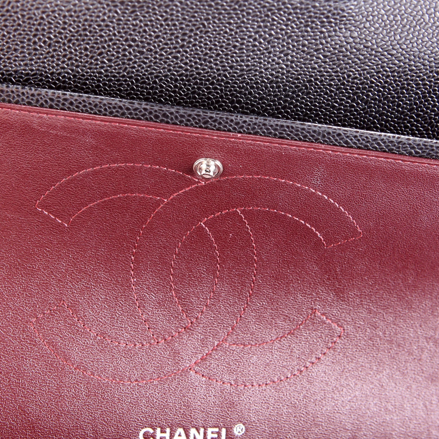 Chanel Classic Flap Jumbo Caviar 23M Black