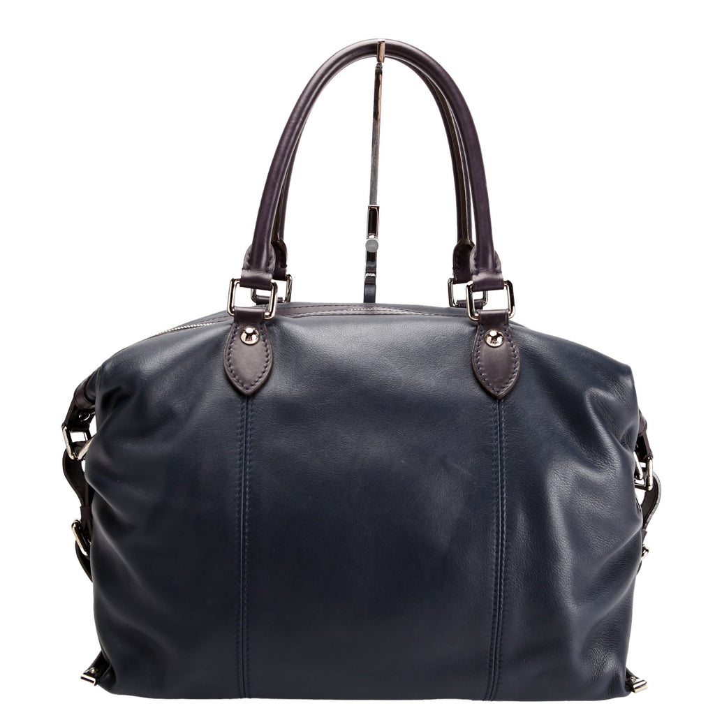 Louis Vuitton Sac Louis Boston Bag Calfskin Blue