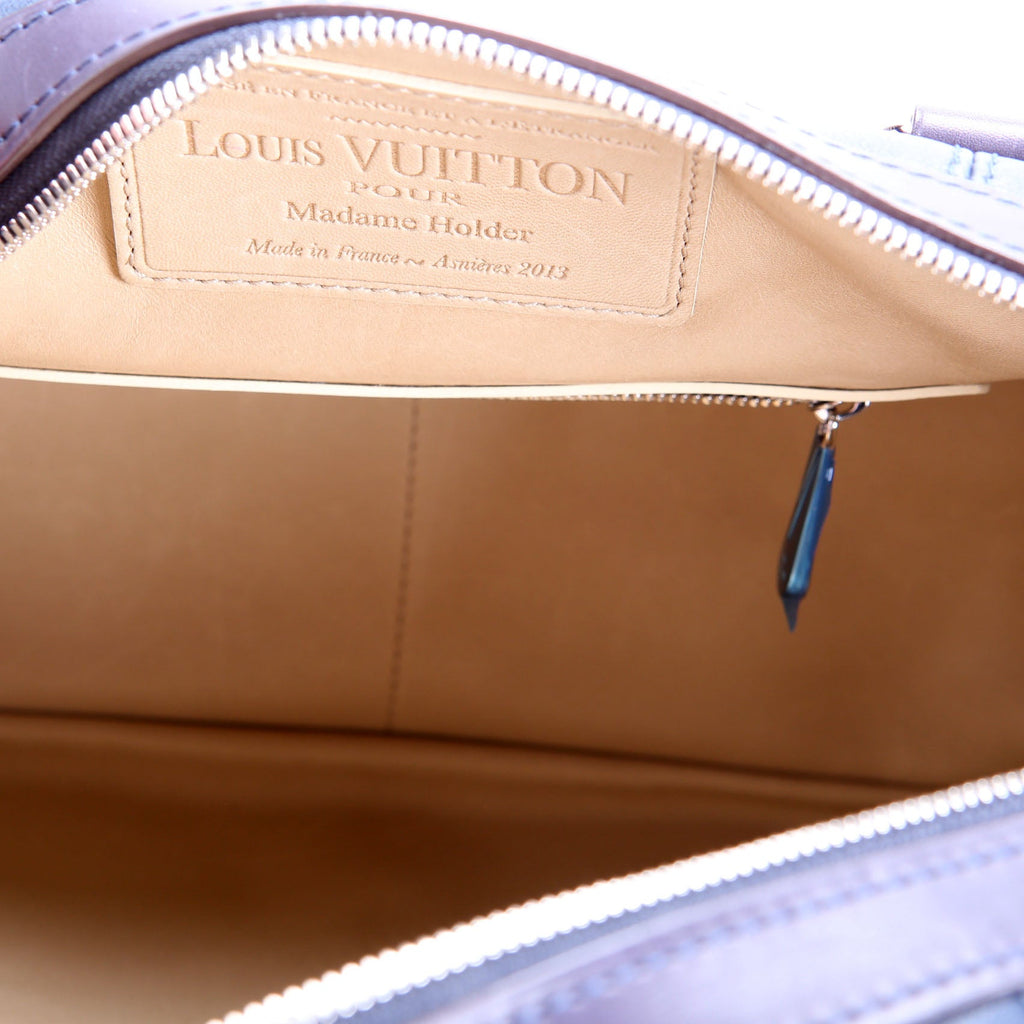 Louis Vuitton Sac Louis Boston Bag Calfskin Blue