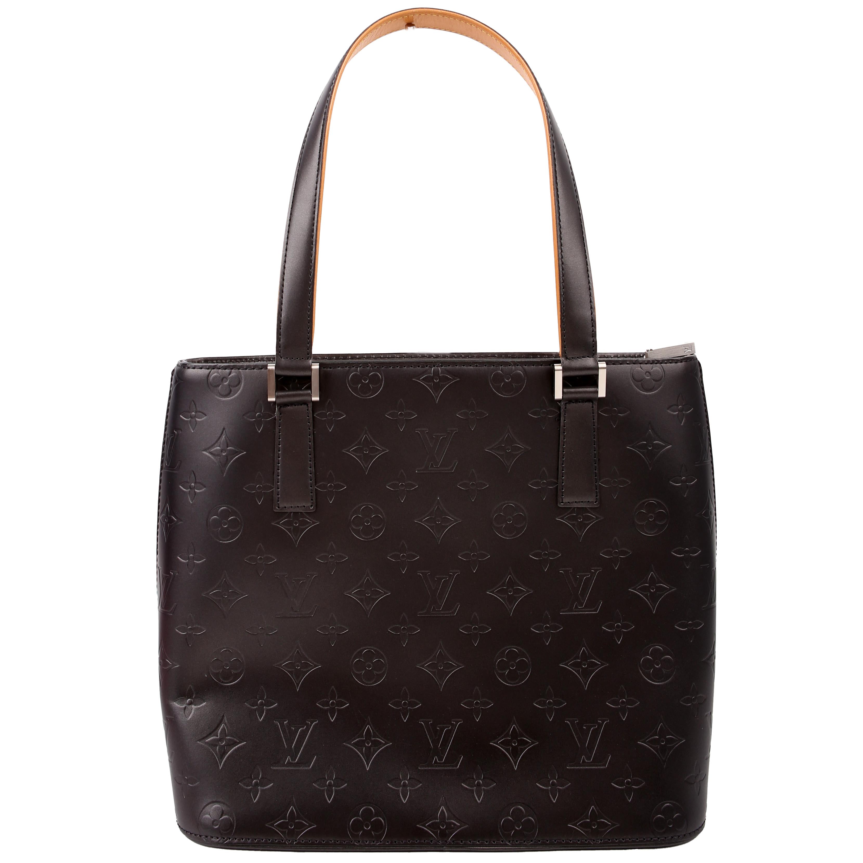 Louis Vuitton Stockton Monogram Matte Leather Gray