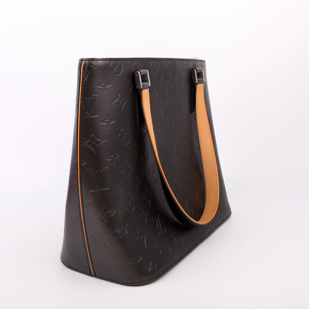 Louis Vuitton Stockton Monogram Matte Leather Gray