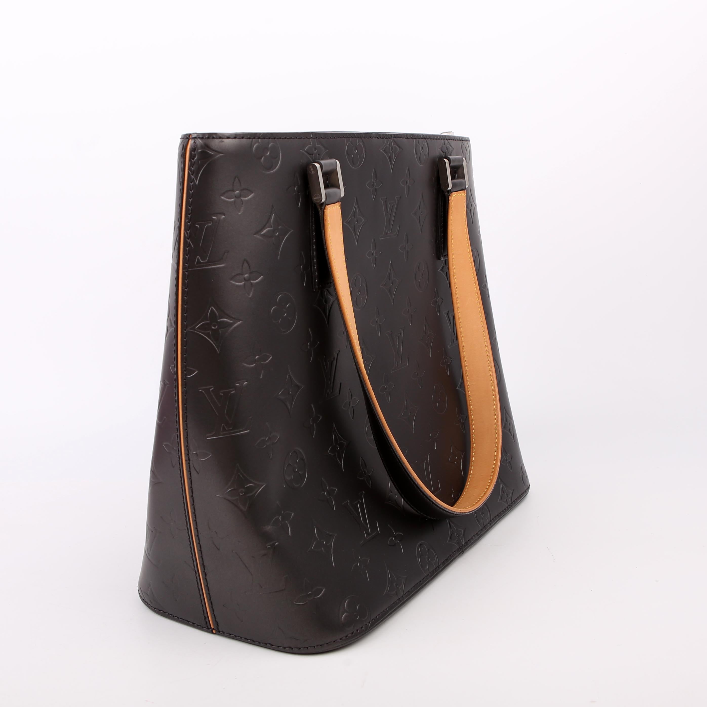Louis Vuitton Stockton Monogram Matte Leather Gray