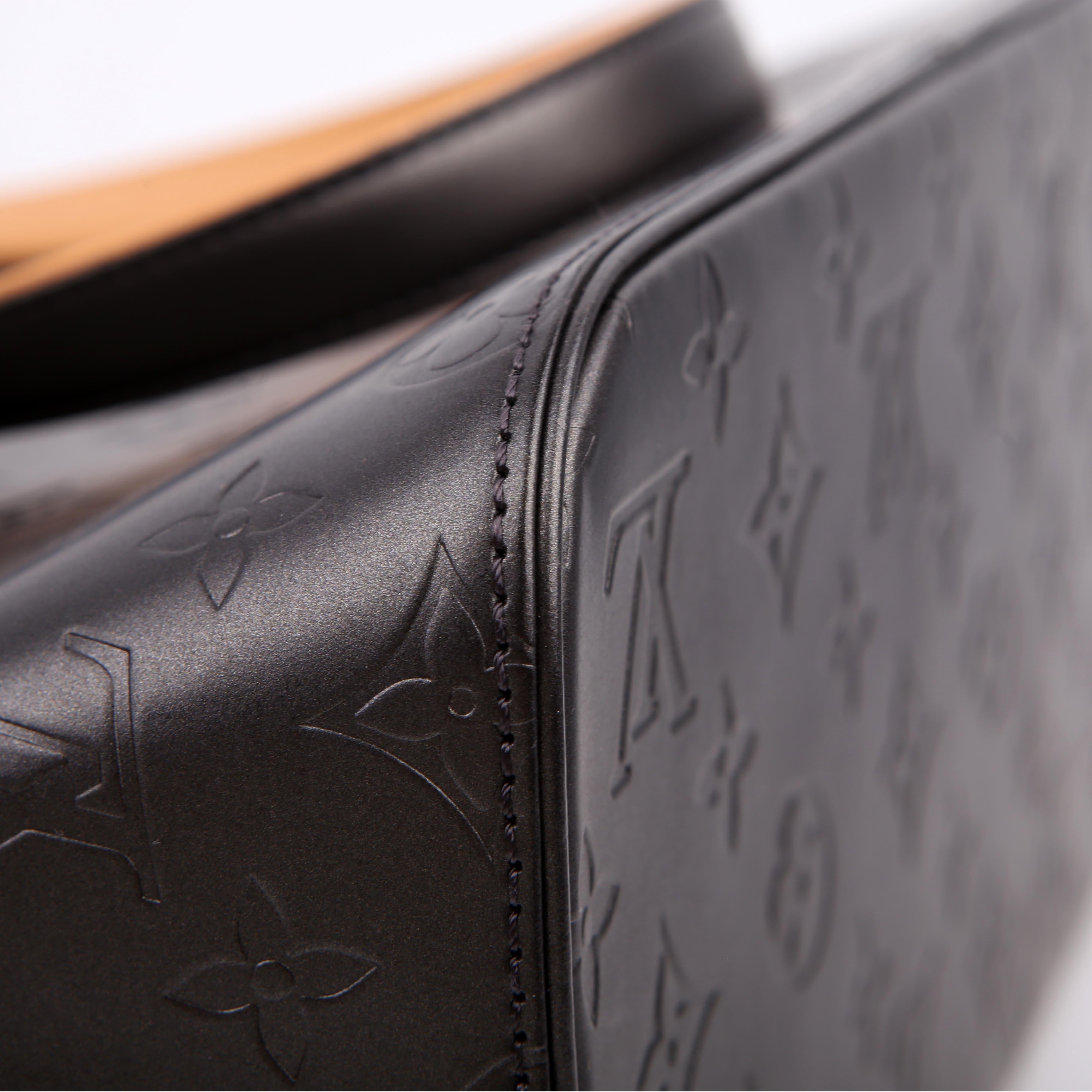 Louis Vuitton Stockton Monogram Matte Leather Gray