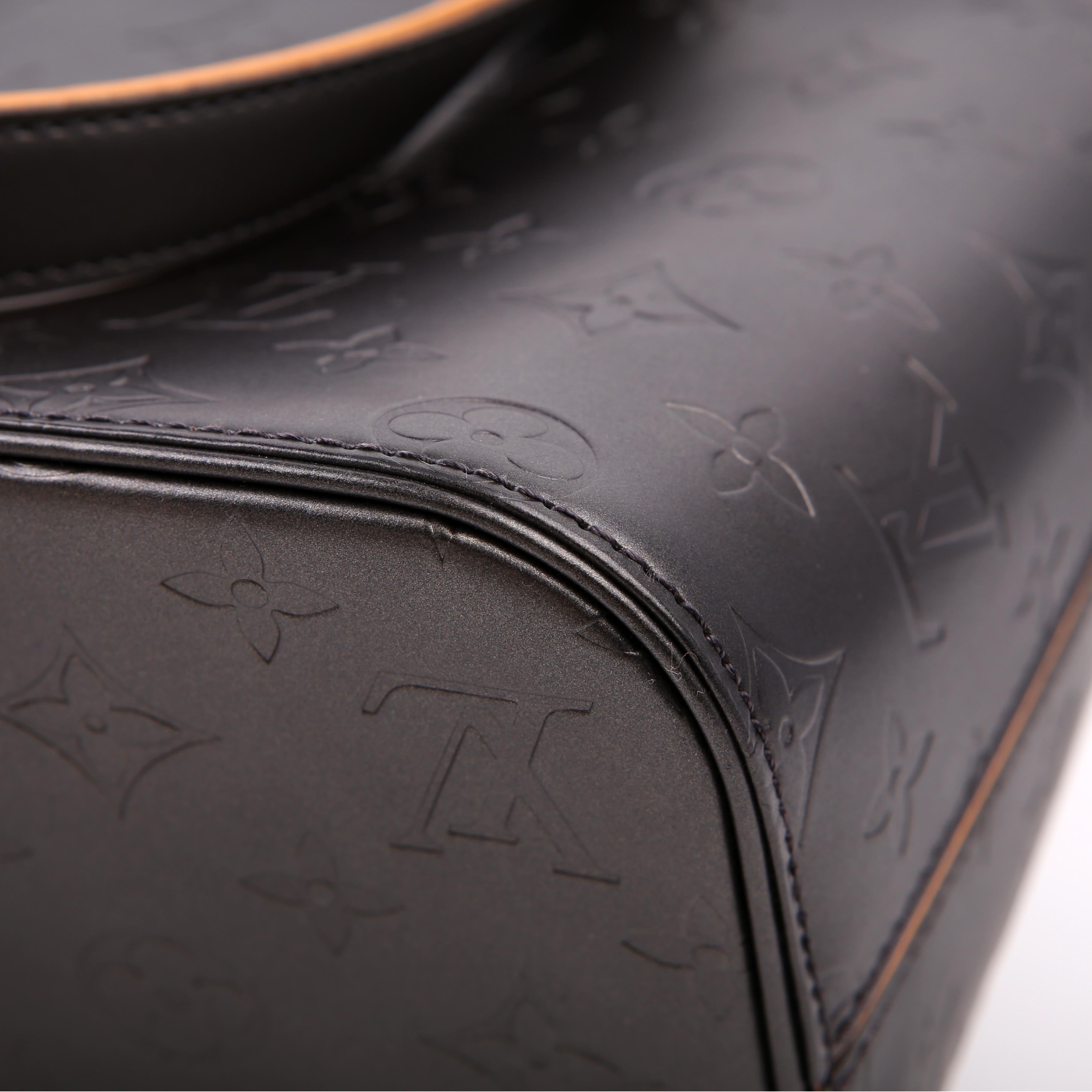 Louis Vuitton Stockton Monogram Matte Leather Gray