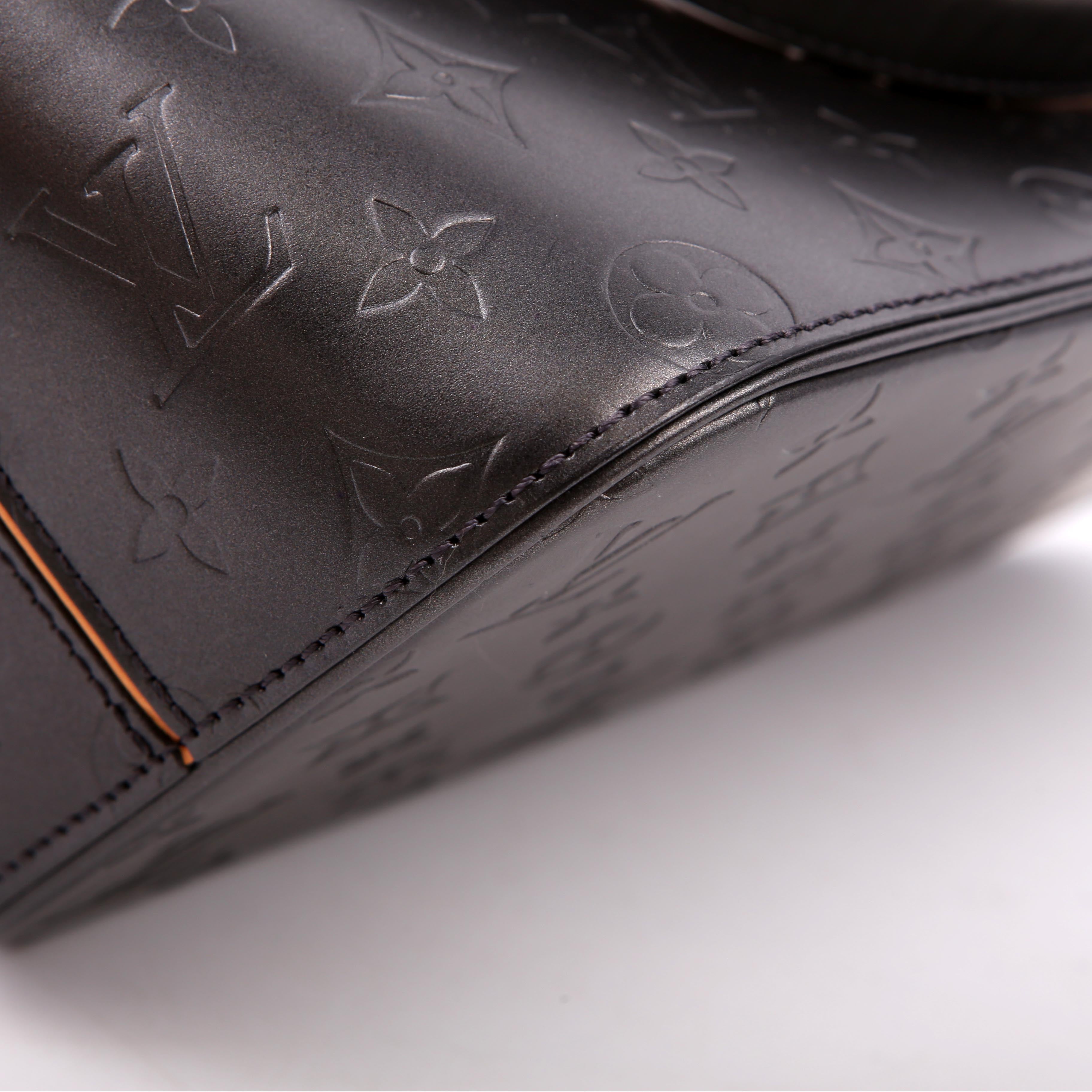 Louis Vuitton Stockton Monogram Matte Leather Gray