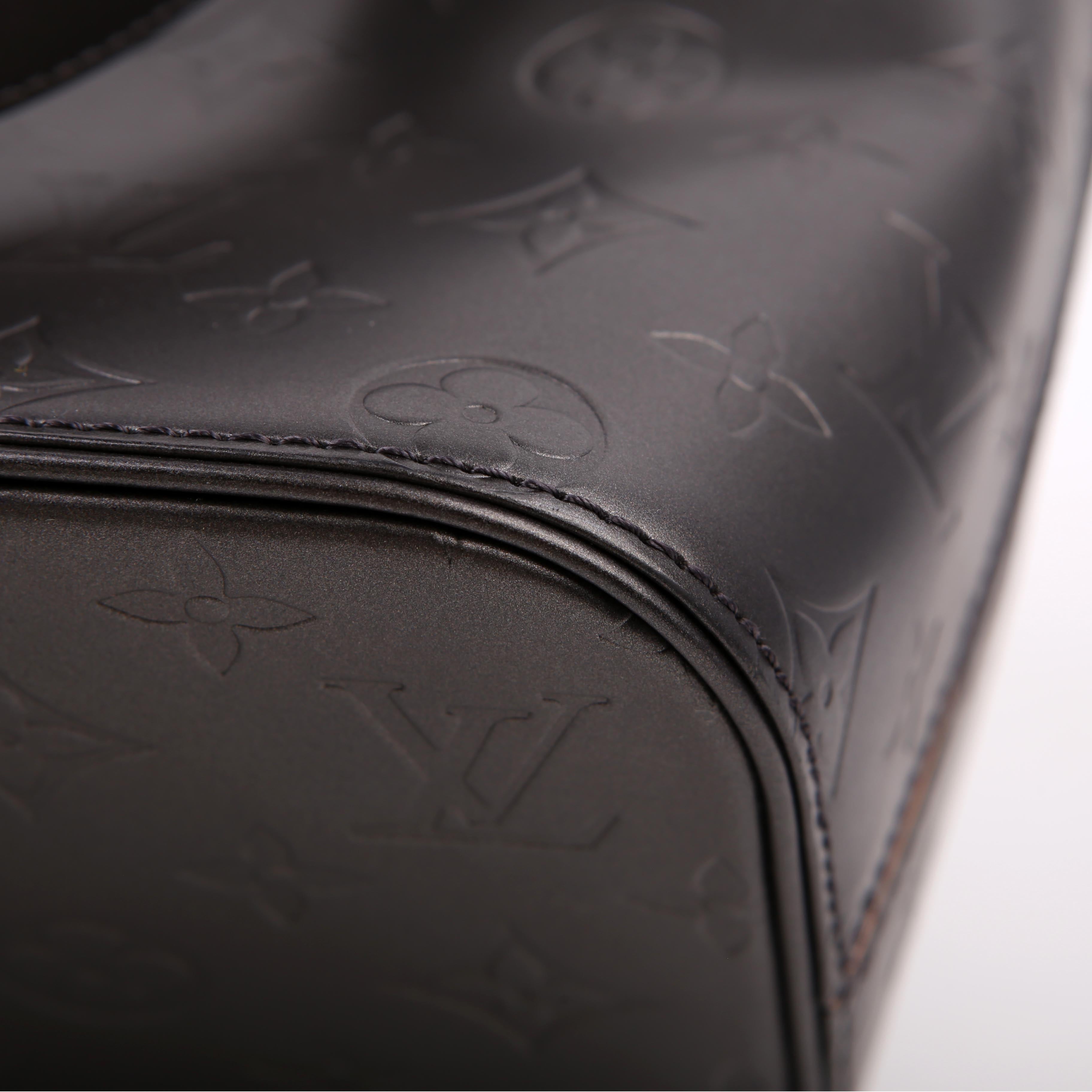 Louis Vuitton Stockton Monogram Matte Leather Gray
